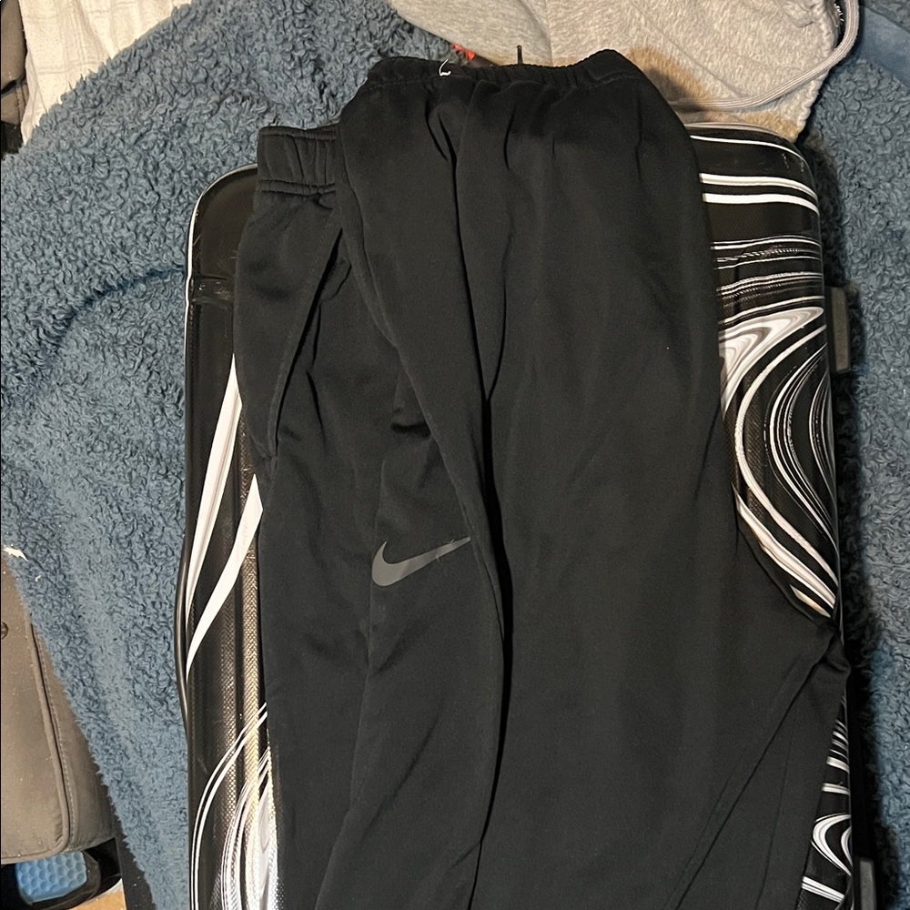 Nike Black and White Athletic Pants